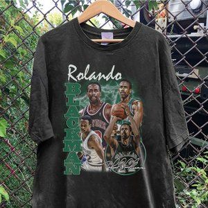 Vintage 90s Graphic Style Rolando Blackman T-shirt, Rolando